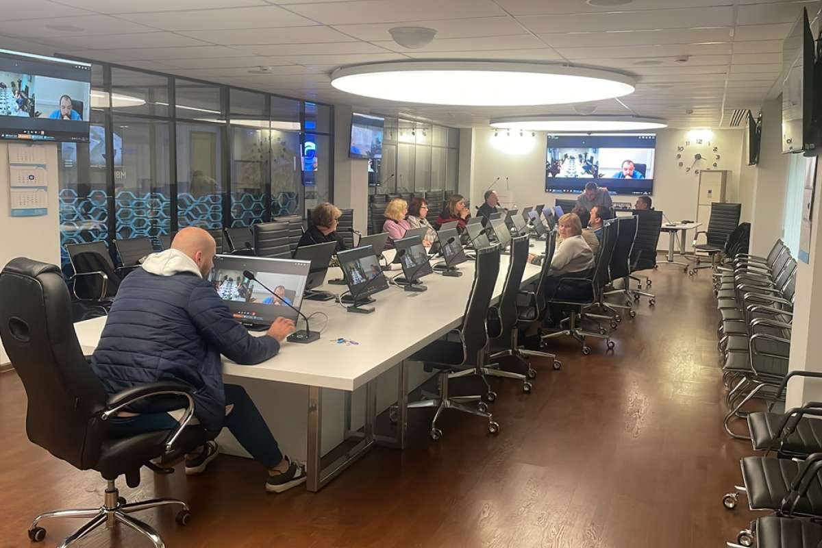 Система видеоконференцсвязи дискуссионного центра АО «Метровагонмаш»