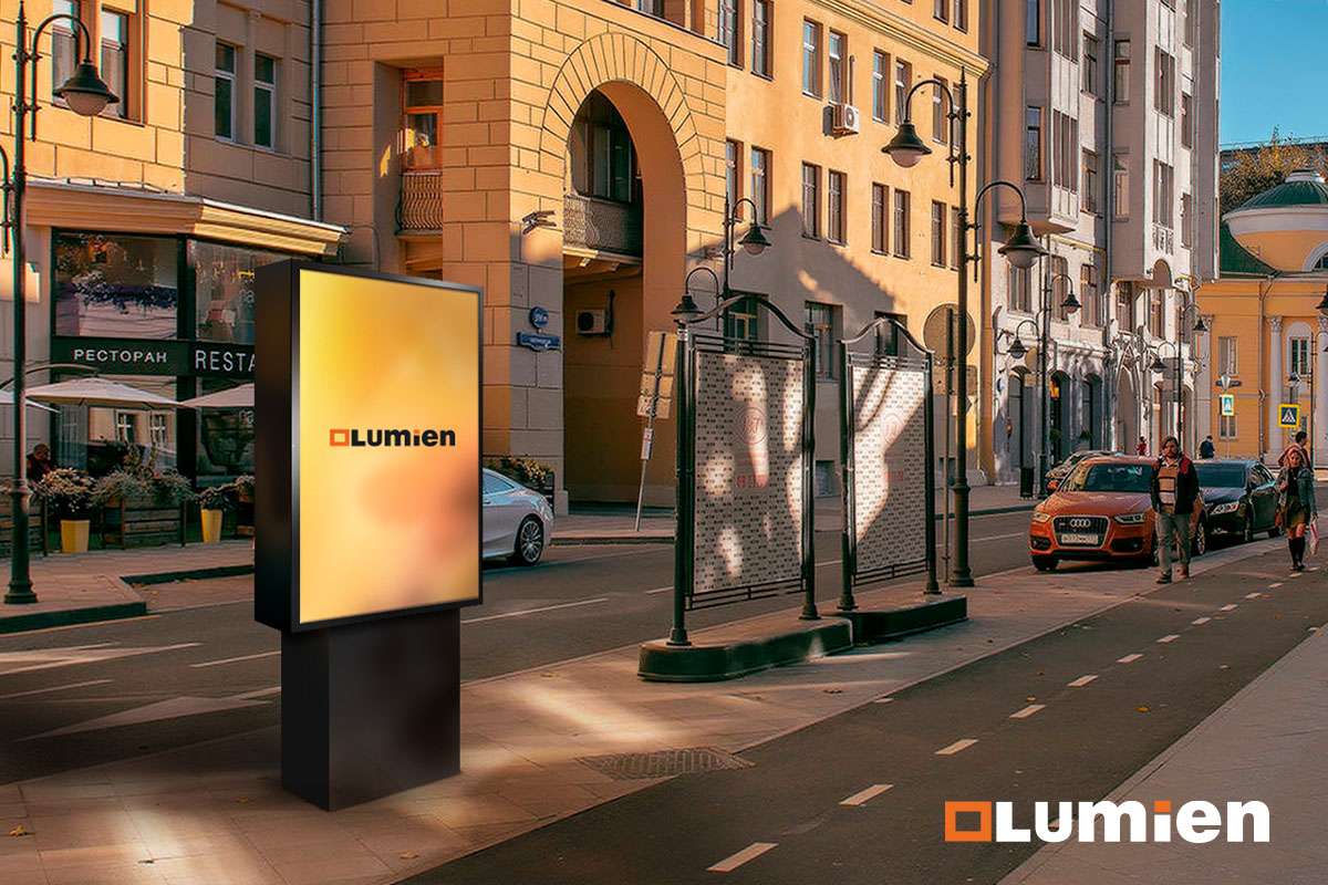 Уличные дисплеи LUMIEN Outdoor 06 – там, где кипит жизнь